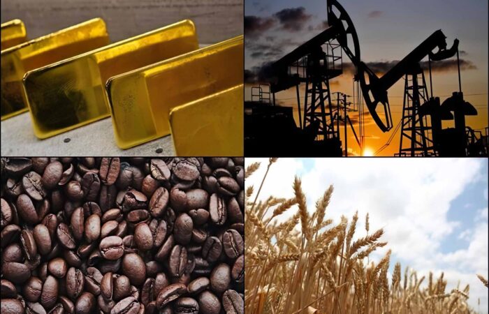 فلزات گرانبها و نفت قیمت های جهانی در هفته گذشته